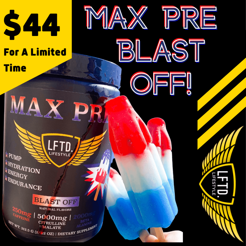 max pre blaxst off ad with link to lftdlifestyle.com